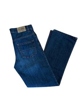 Childrens Place Jeans Girls Size 14 Slim Bootcut Jeans Blue Denim Adjust Waist